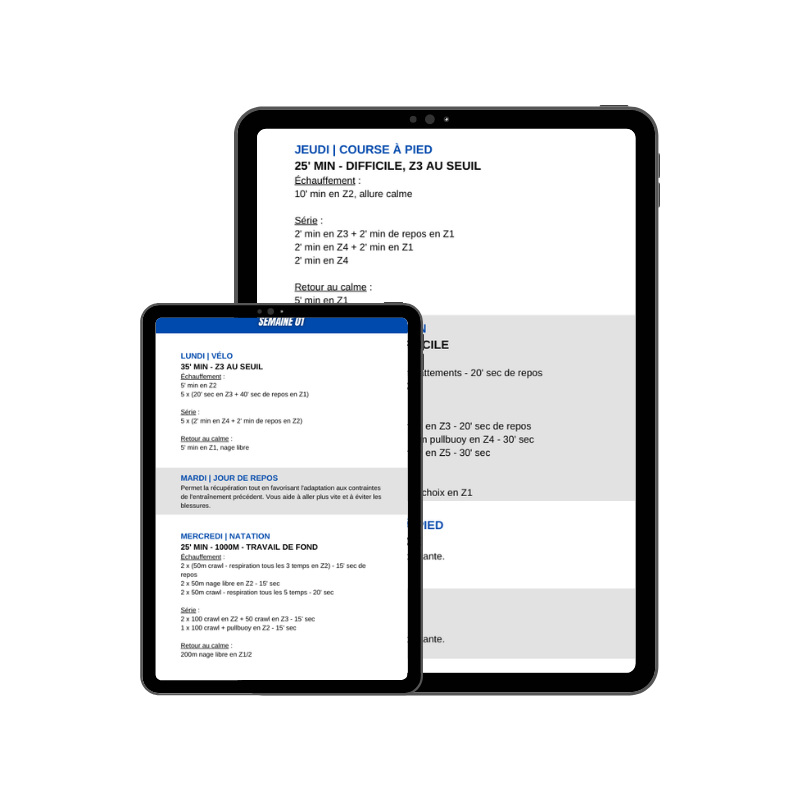 IRONMAN : 12 semaines d'entraînement